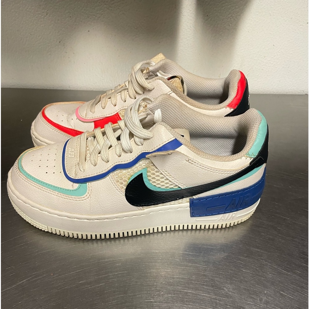Nike Multi-Colored Air Force 1 Shadow Women Size7.5